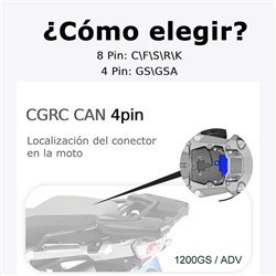 CONTROL REMOTO CHIGEE RC CAN BMW 4 PINES PARA AIO