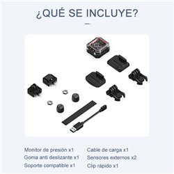 MONITOR DE PRESION DE NEUMATICOS CHIGEE G3 EXTERNO NEGRO