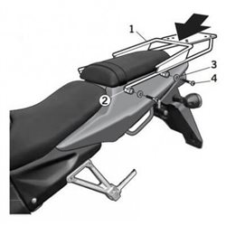 DAELIM ROADWIN 125Fi/ 250Fi 2006 - 2014 ANCLAJE BAUL SHAD