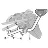 SUZUKI BANDIT 1200 N/S 1996 - 2000 ANCLAJE BAUL SHAD