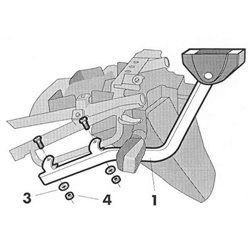 SUZUKI BANDIT GSF600 N 1994 - 1999 ANCLAJE BAUL SHAD