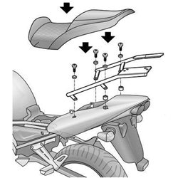 YAMAHA FAZER 1000 2001 - 2005 ANCLAJE BAUL SHAD
