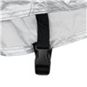 Funda de moto para exterior OXFORD Aquatex - Moto / Scooter con baúl - Negro / Plata - XL