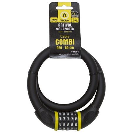 ANTIRROBO CABLE COMBI MAXI D.20 en 80 CM 