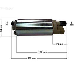 APRILIA SCARABEO IE LIGHT 500 2006-2008 BOMBA GASOLINA SGR