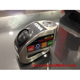 ANTIRROBO PINZA FRENO XENA ALARMA 120db CROMADO