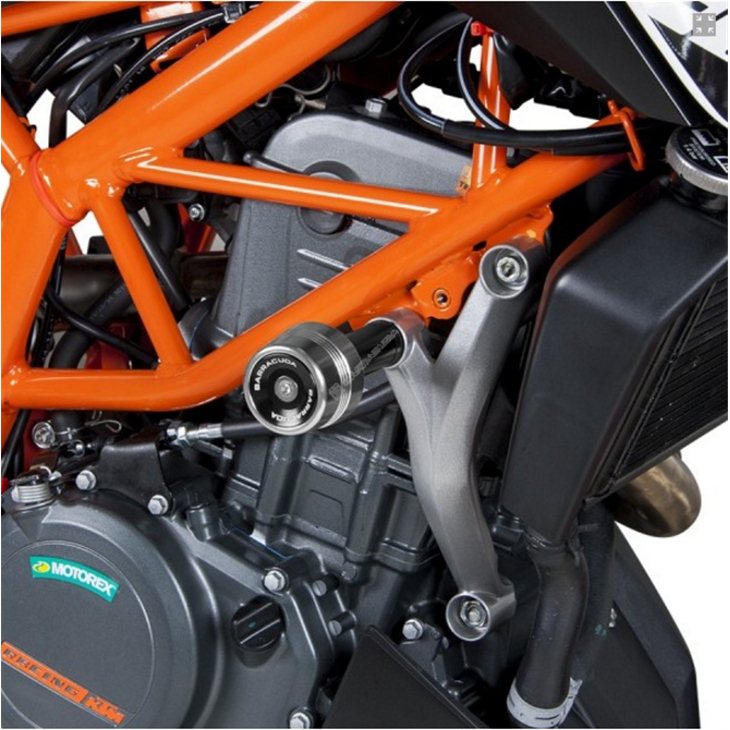 KTM DUKE 390 TOPES ANTICAIDA BARRACUDA