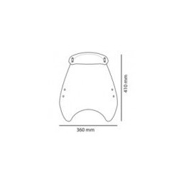 BMW R1200R 06' - 14' CUSTOM  II CON  VISERA