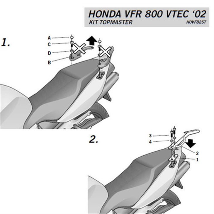 TOP MASTER HONDA VFR 800 2005-2005