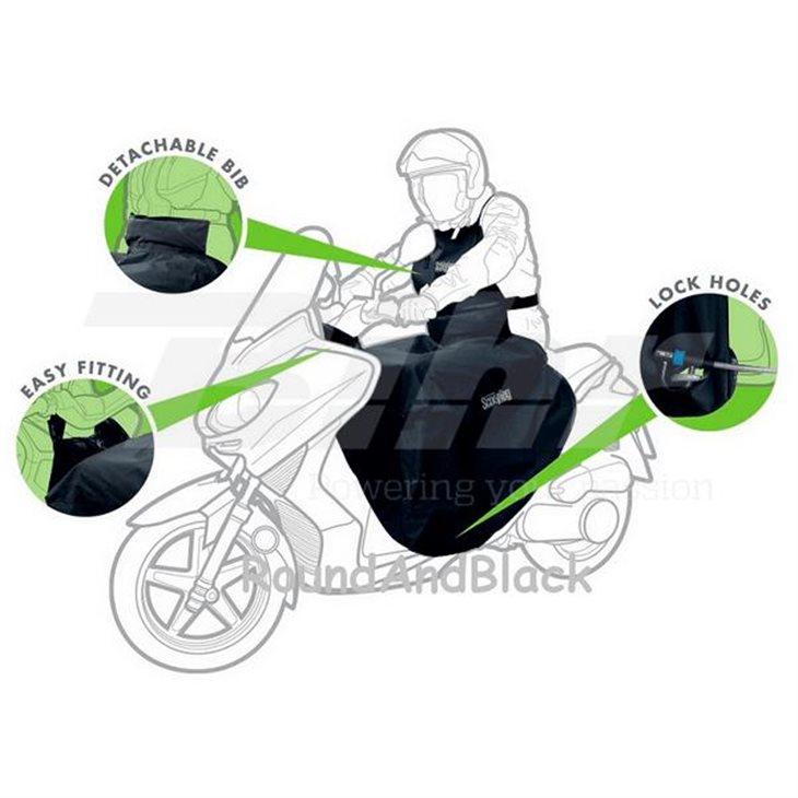CUBREPIERNAS SCOOTER UNIVERSAL IMPERMEABLE OX399