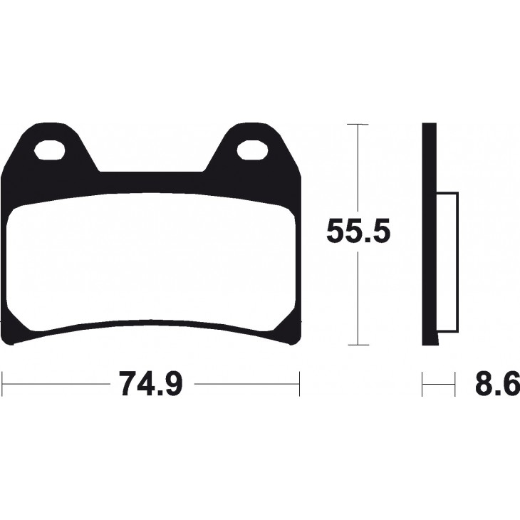 APRILIA RSV SL FALCO 1000 (00-04) PASTILLAS FRENO DELANTERAS BREMBO