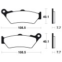 DUCATI SPORT 1000 S (07-16) PASTILLAS FRENO DELANTERAS BREMBO