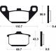 KAWASAKI GPZ 1100 (87-94) PASTILLAS FRENO DELANTERAS BREMBO