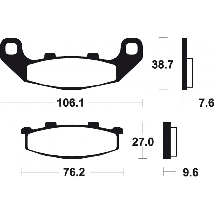 PASTILLAS DE FRENO BREMBO HYOSUNG GT 650 (04-16) PASTILLAS Y ACCESORIOS  FRENO BREMBO AL MEJOR PRECIO