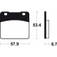 SUZUKI GS ES 1150 (84-16) PASTILLAS FRENO DELANTERAS BREMBO