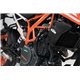 KTM 390 DUKE 2013 -  PROTECCIONES DE MOTOR NEGRO