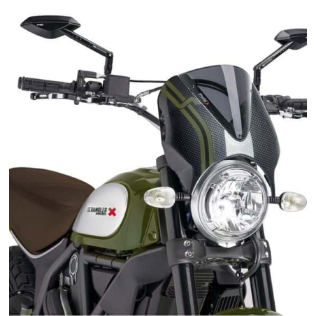 DUCATI SCRAMBLER URBAN ENDURO RETROVISION SÍMIL CARBONO