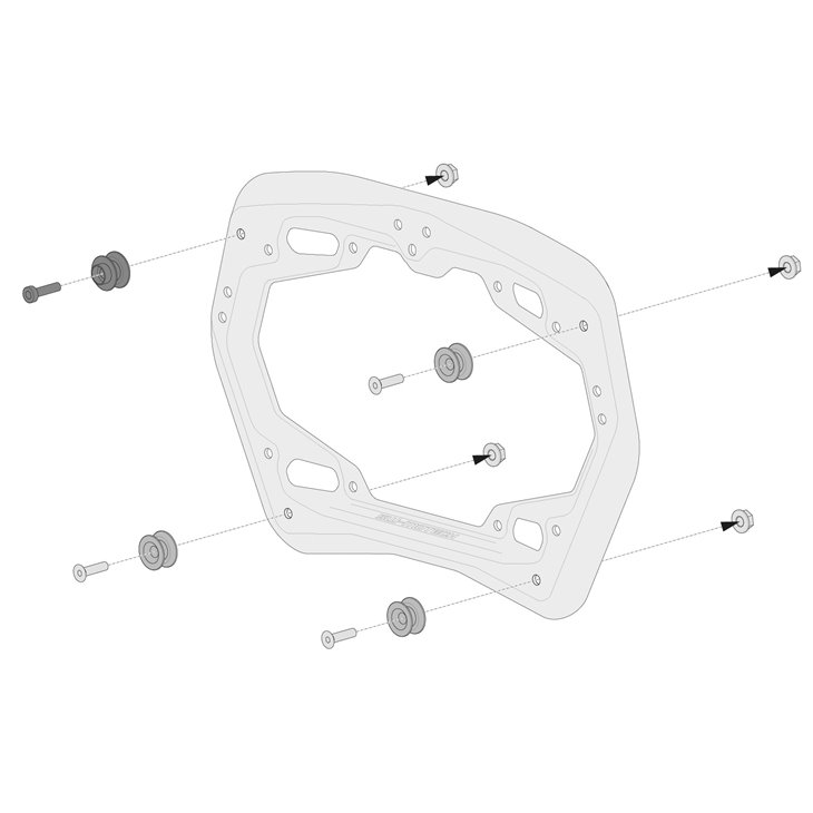 TRIUMPH THRUXTON 865 (2004-2013) TRASERA PASTILLAS FRENO SBS