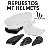 Repuestos MT Helmets | Recambios originales – Visores, Almohadillas y Más